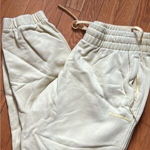 Men Cream Joggers